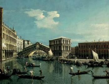 Canaletto : Il Ponte di Rialto